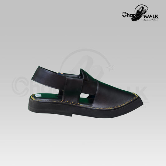 King Style Kaptaan Double Sole Cut Shape Chappal